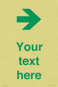 Custom Safe Condition inverse: Green right arrow